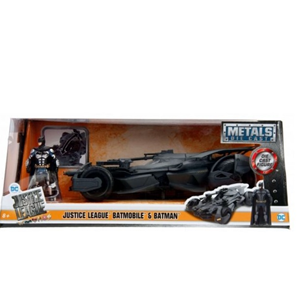 اسباب بازی ماشین فلزی بتموبیل سری Justice League و فیگور بتمن با مقیاس 1:24_اسباب بازی